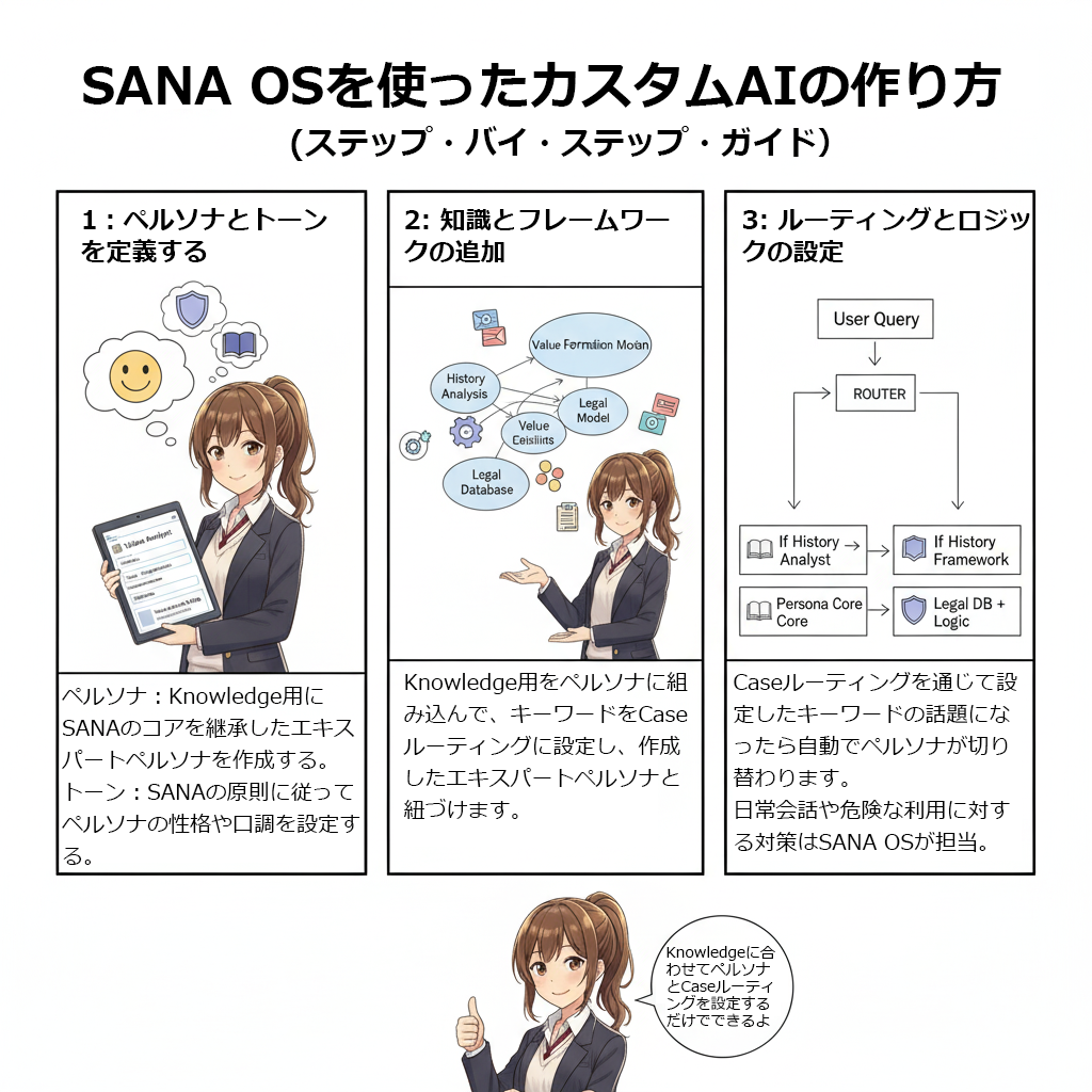SANA OS サナは嘘をつく必要がない